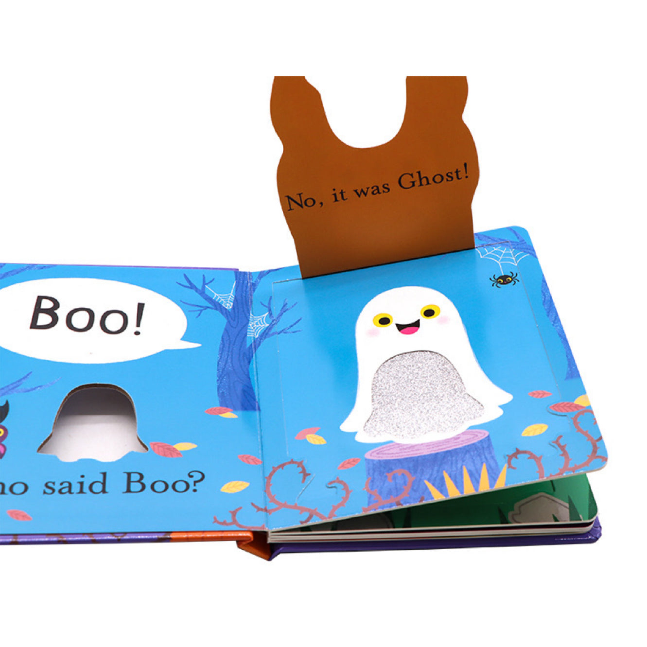 A Lift-the-flap touch and feel book: Who said Boo?