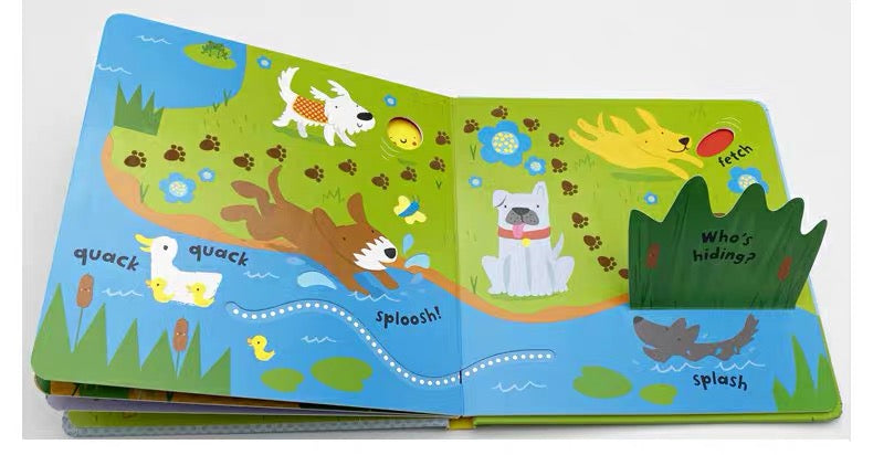 Usborne Baby’s Very First Fingertrail Playbook: Cats & Dogs