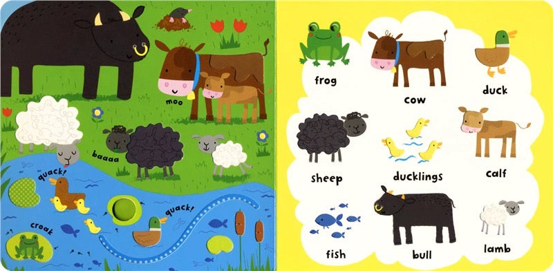 Usborne Baby’s Very First Playbook: Farm Words