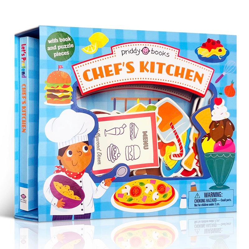 Let‘s Pretend Chef’s Kitchen: With Book and Puzzle Pieces