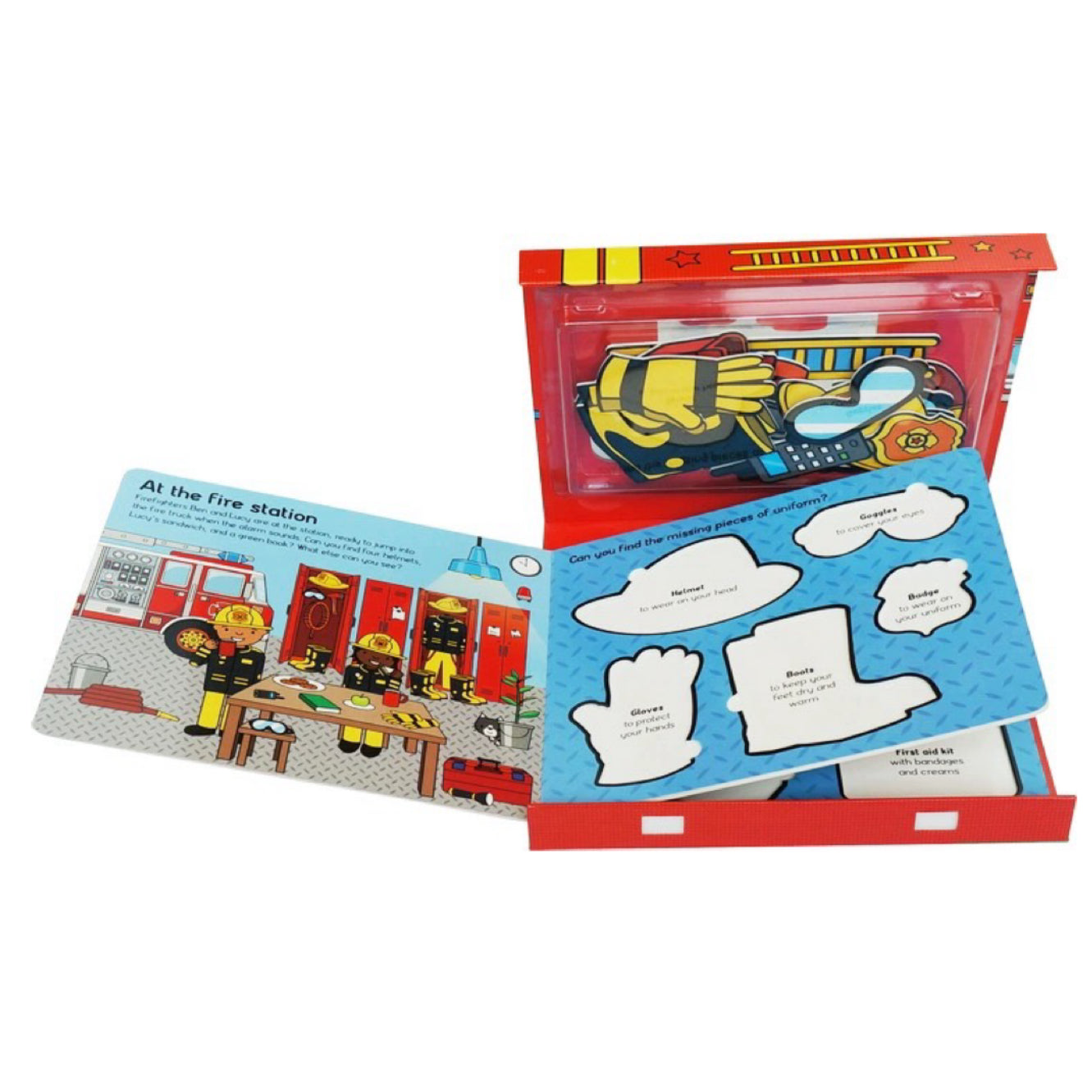 Let’s Pretend: Firefighter Set: With Fun Puzzle Pieces