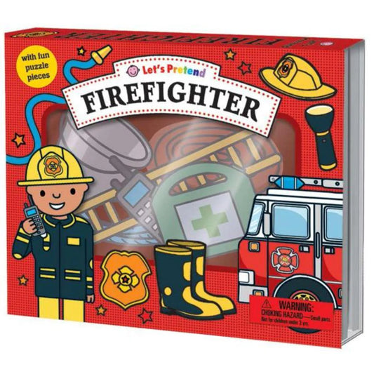 Let’s Pretend: Firefighter Set: With Fun Puzzle Pieces