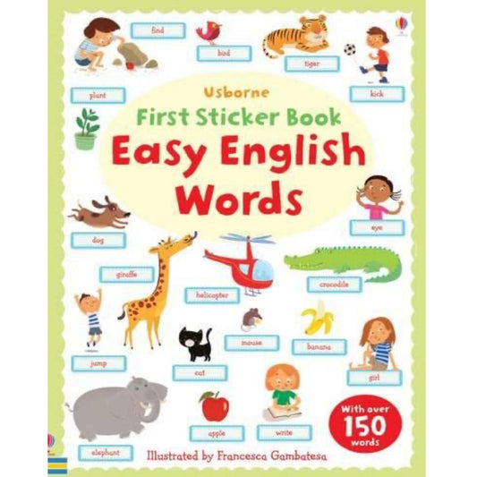 Usborne Easy English Words Sticker Book（簡單英文生字）