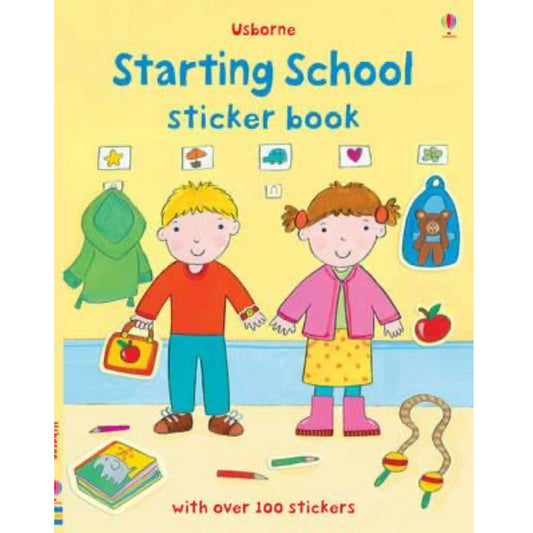 Usborne Starting School Sticker Book（上學去）