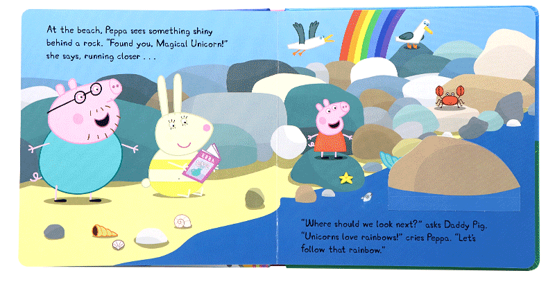 Peppa Pig A Lift-the-Flap Book: Where's Peppa's Magical Unicorn?