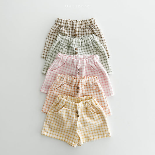 OOTTBEBE Dol Check Shorts