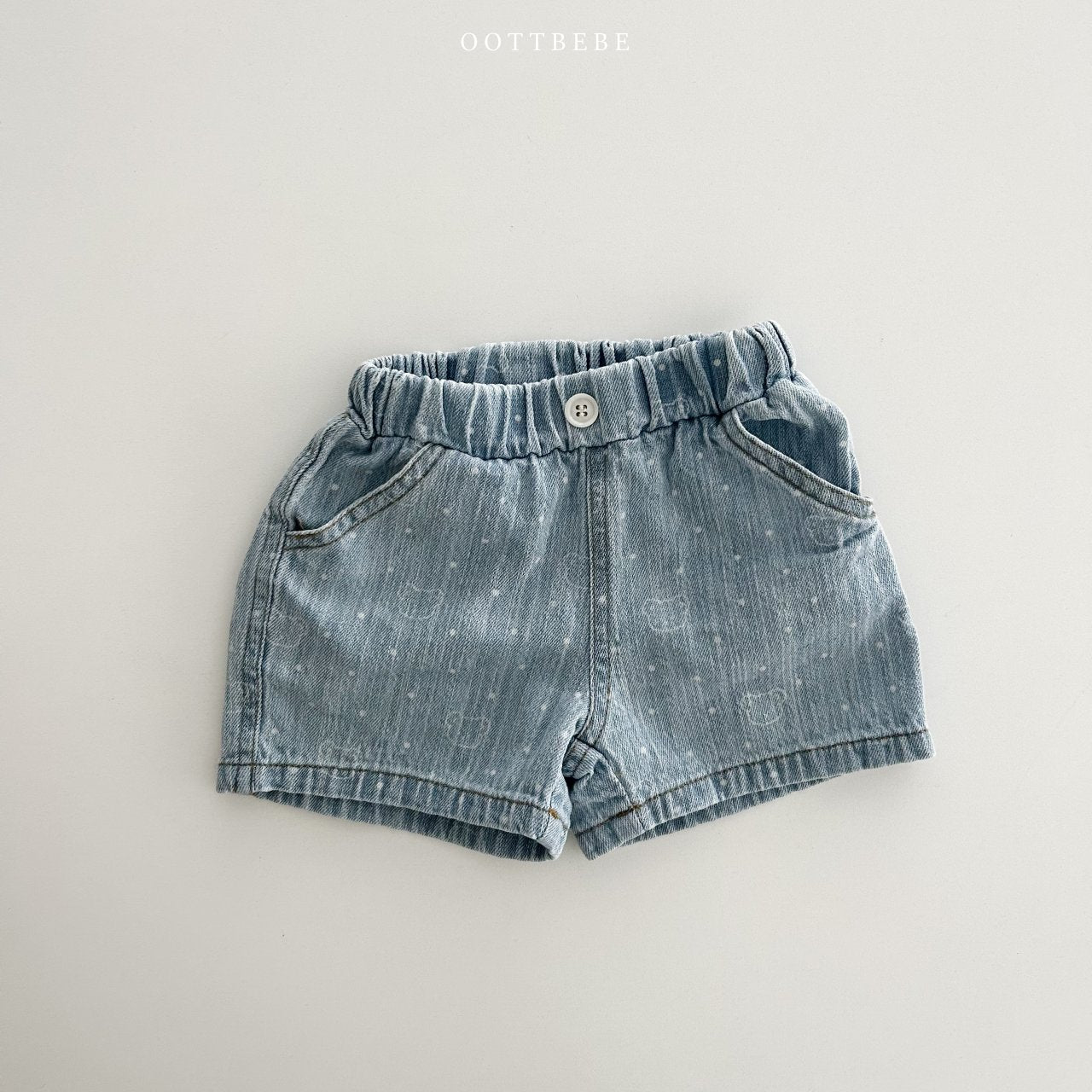 OOTTBEBE Bear Bear Denim Shorts