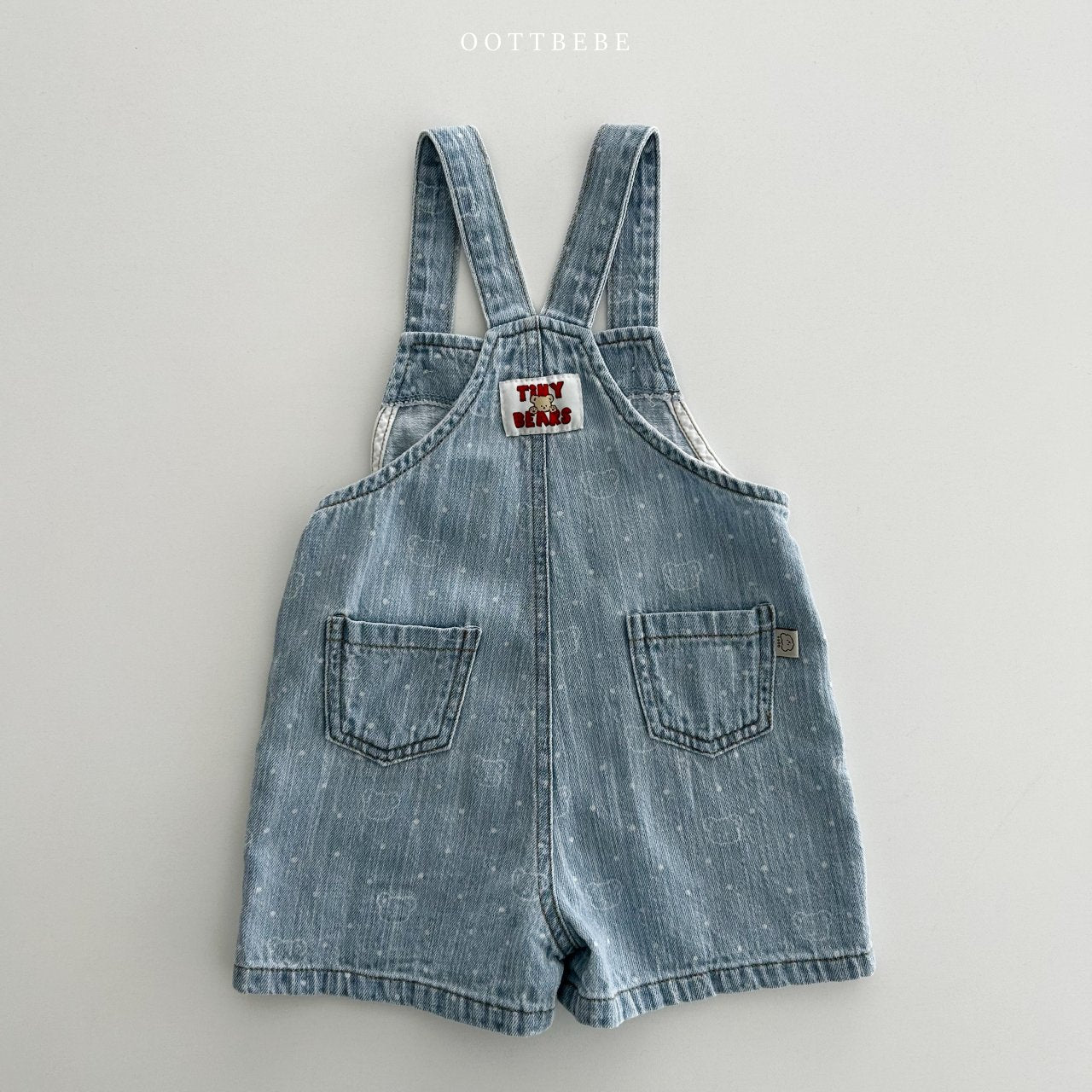 OOTTBEBE Bear Bear Denim Overalls