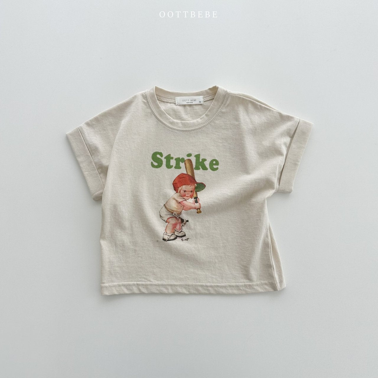 OOTTBEBE Vintage Roll-Up Tee