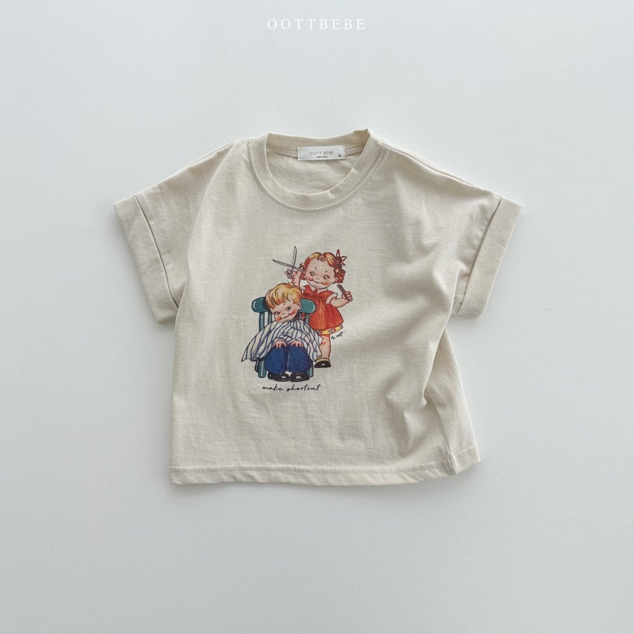 OOTTBEBE Vintage Roll-Up Tee