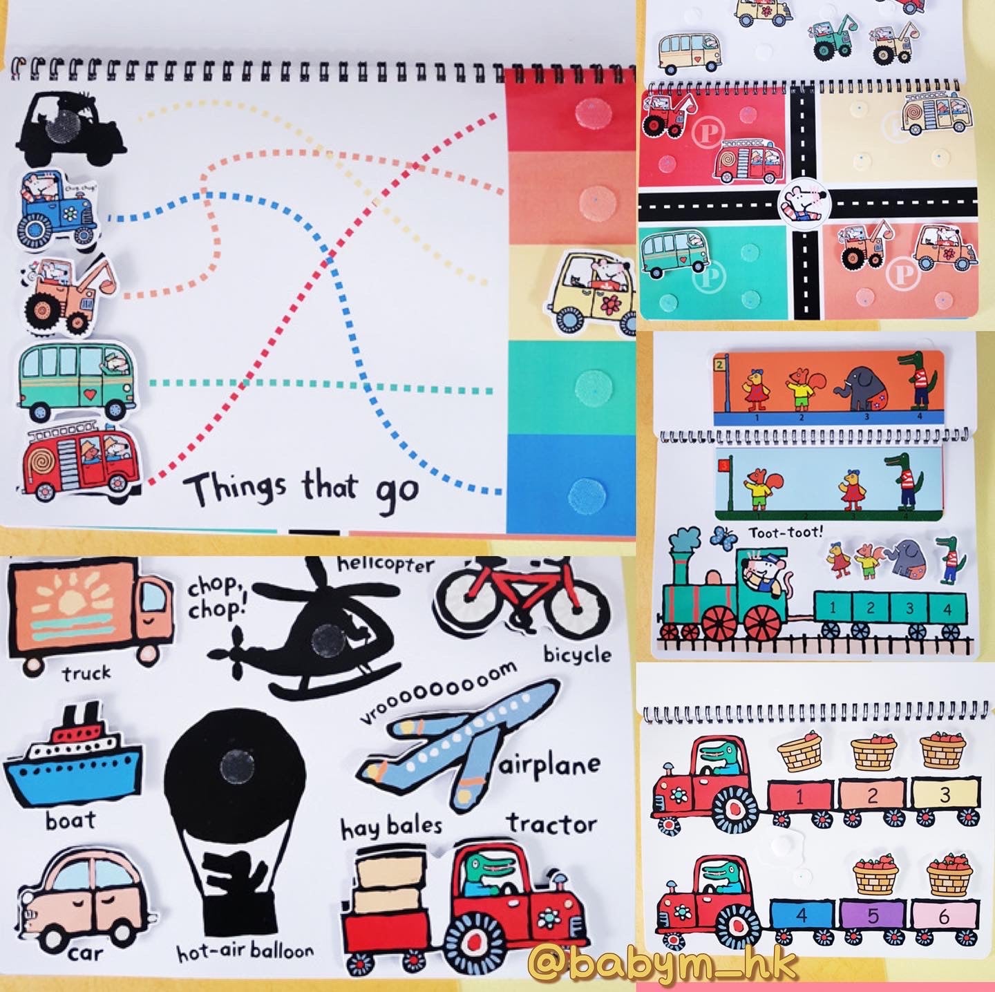 Maisy - Things That Go Busy Book 入門安靜書