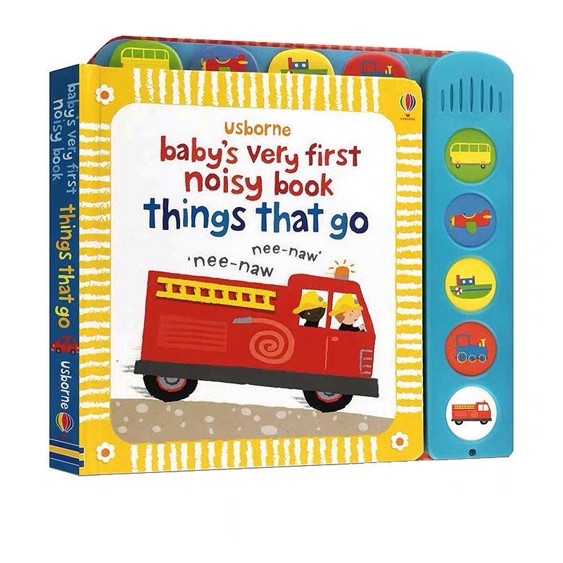 Usborne - Baby’s Very First Noisy Book - Things That Go (Sound Book)