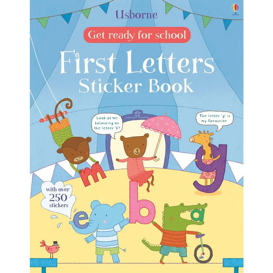 Usborne First Letters Sticker Book（字母影子配對篇）