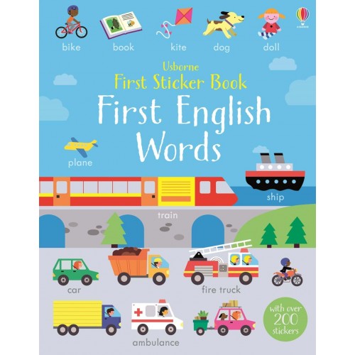 Usborne First English Word Sticker Book（日常英文生字）