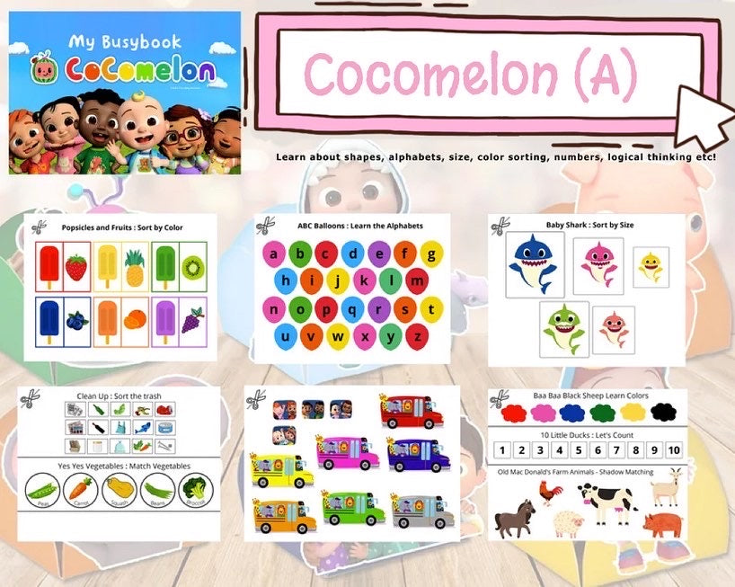 Cocomelon A 安靜書