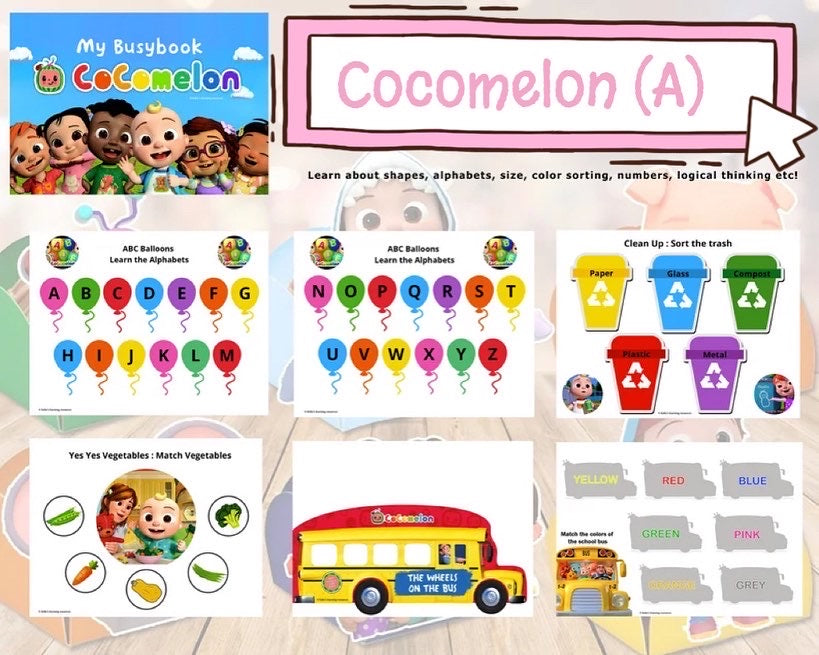 Cocomelon A 安靜書