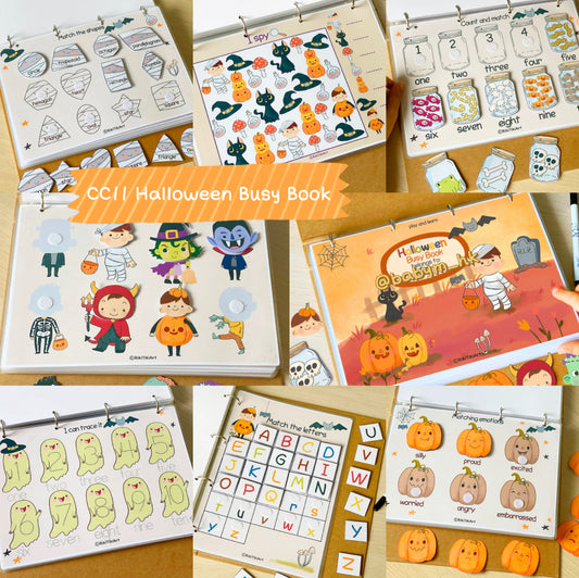 CC11 聖誕節安靜書 Halloween Busy Book