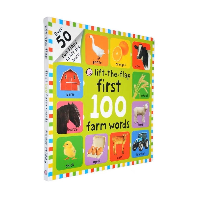 First 100 Lift-the-Flap - Farm Words (Board Book)