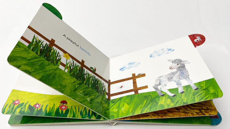 A Day on the Farm with The Very Hungry Caterpillar: A Tabbed Board Book