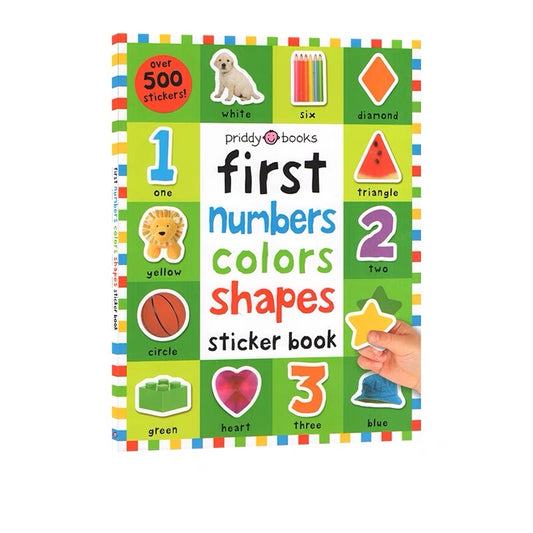 First Numbers Colors Shapes Sticker Book